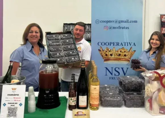 Sebrae-SP leva Uva Niagara Rosada de Jundiaí para o Encontro Nacional das Mulheres Cooperativistas | ASN São Paulo