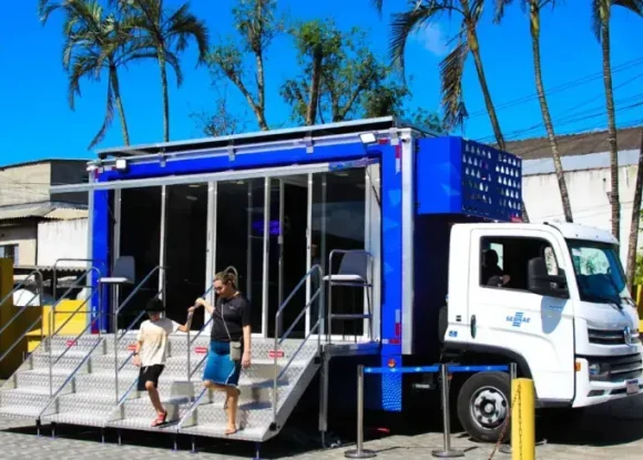 Sebrae Móvel oferece atendimento gratuito para empreendedores em São Vicente e Praia Grande | ASN São Paulo
