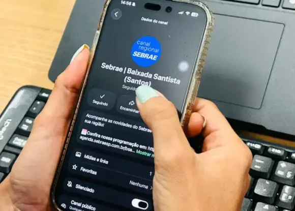 Sebrae-SP lança canal oficial no WhatsApp para empreendedores da Baixada Santista | ASN São Paulo